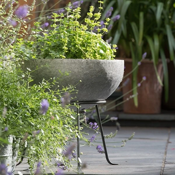 Sphere Planter With Stand - Image 3