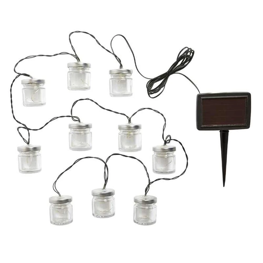 10 Firefly Jar String Lights - Image 2