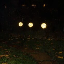 Connectable Crackleball Lights - Set Of 3
