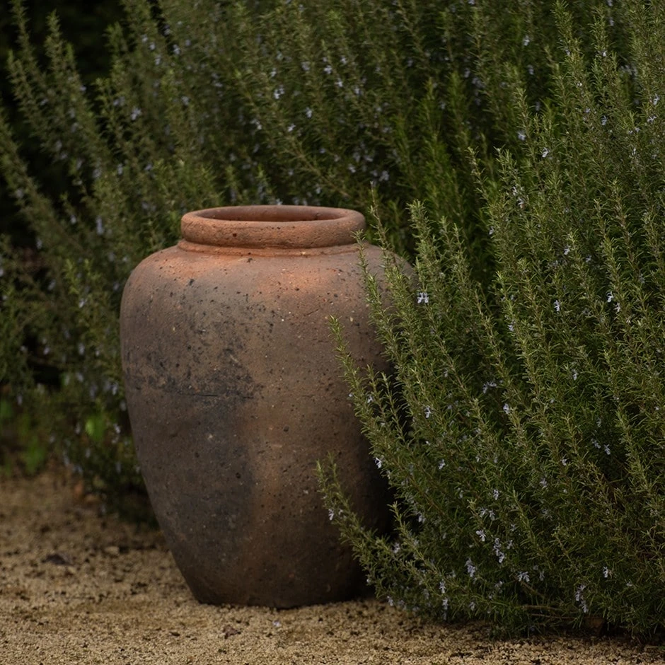 Terracotta Jar - Sandblasted