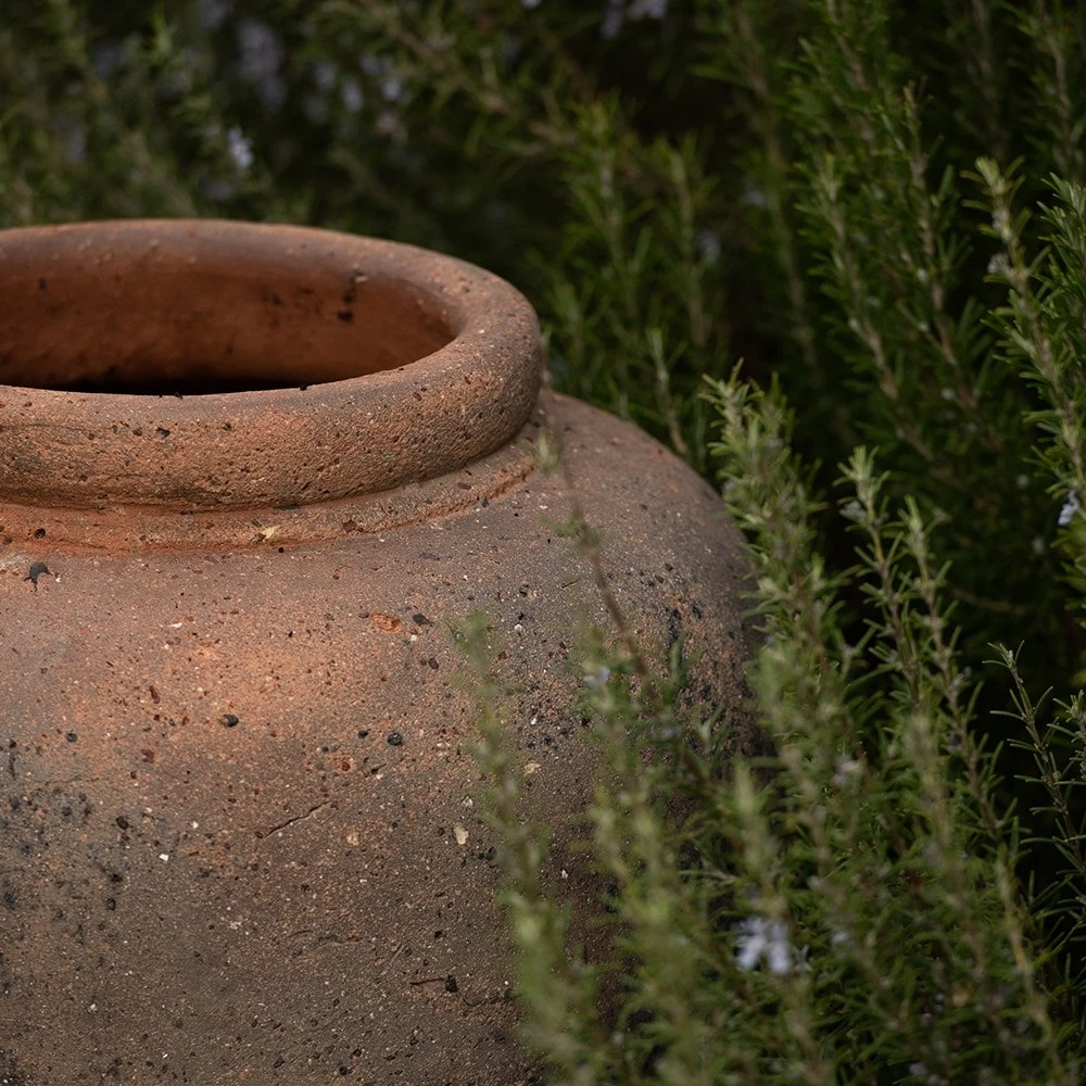 Terracotta Jar - Sandblasted - Image 2