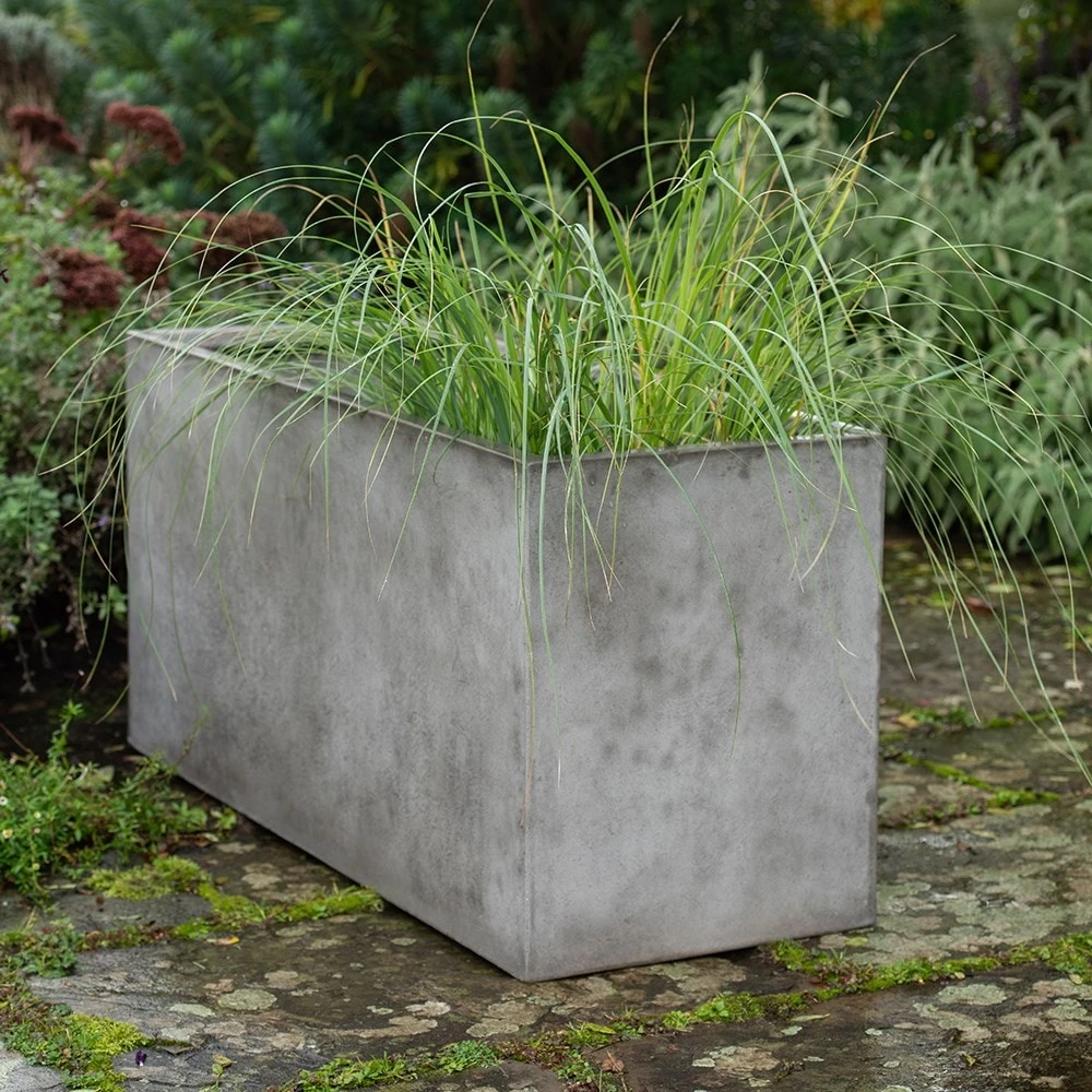 Rectangular Terrace Planter - Weathered Cement - Image 4