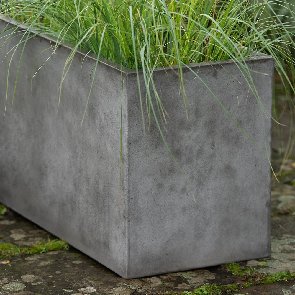 Rectangular Terrace Planter - Weathered Cement - Image 5